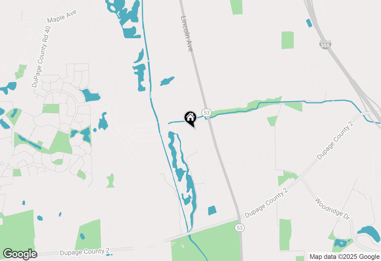 Map of 3551 Kemper Drive, Woodridge, IL 60517