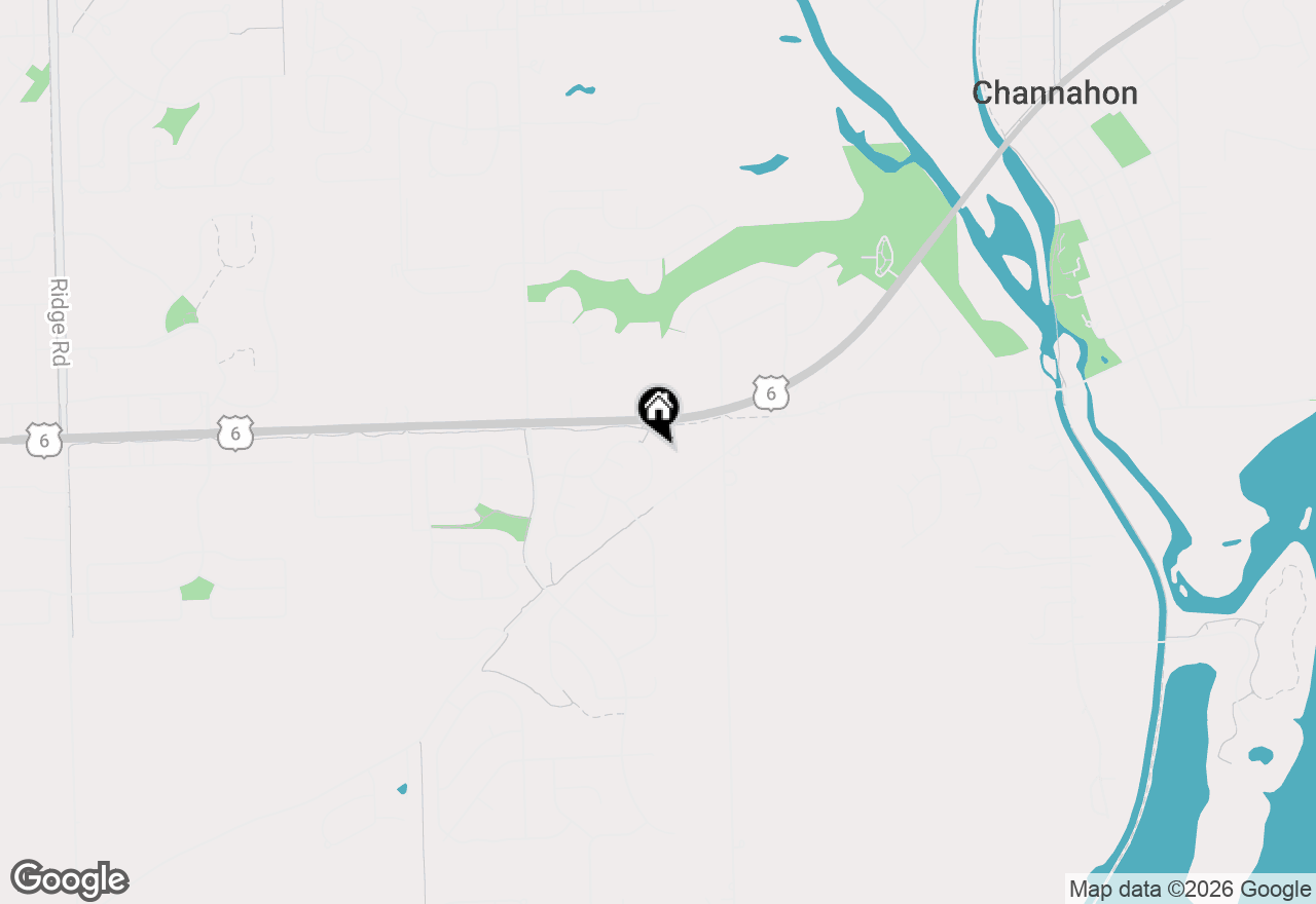 Map of 26164 W Tallgrass Trail, Channahon, IL 60410