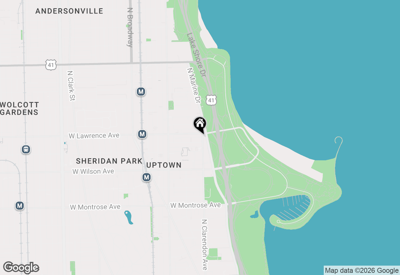 Map of 808 W Lakeside Place #203, Chicago, IL 60640