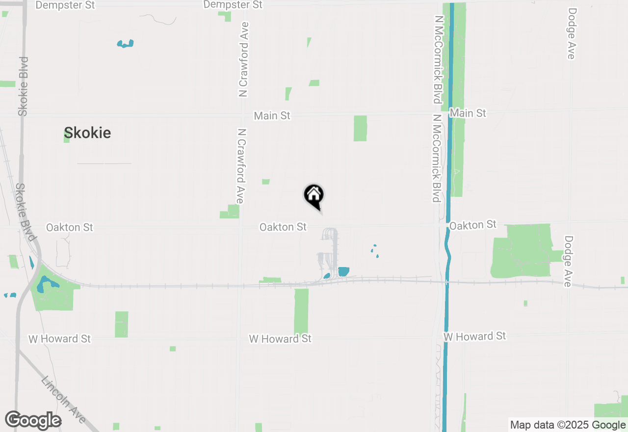 Map of 8015 N Ridgeway Avenue, Skokie, IL 60076