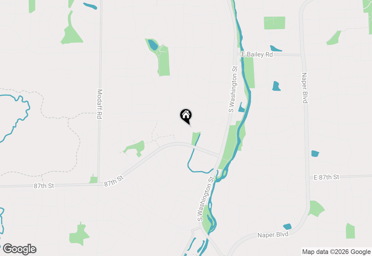 Map of 1928 Clyde Drive, Naperville, IL 60565