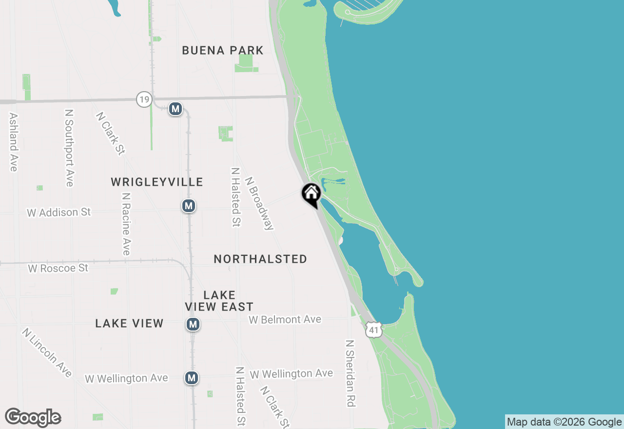 Map of 3500 N Lake Shore Drive #11C, Chicago, IL 60657