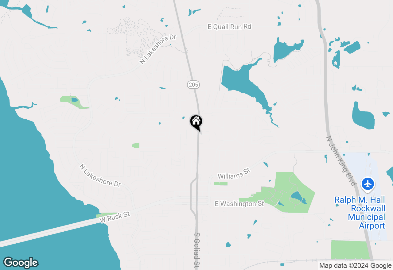 Map of 917 N Goliad Street, Rockwall, TX 75087