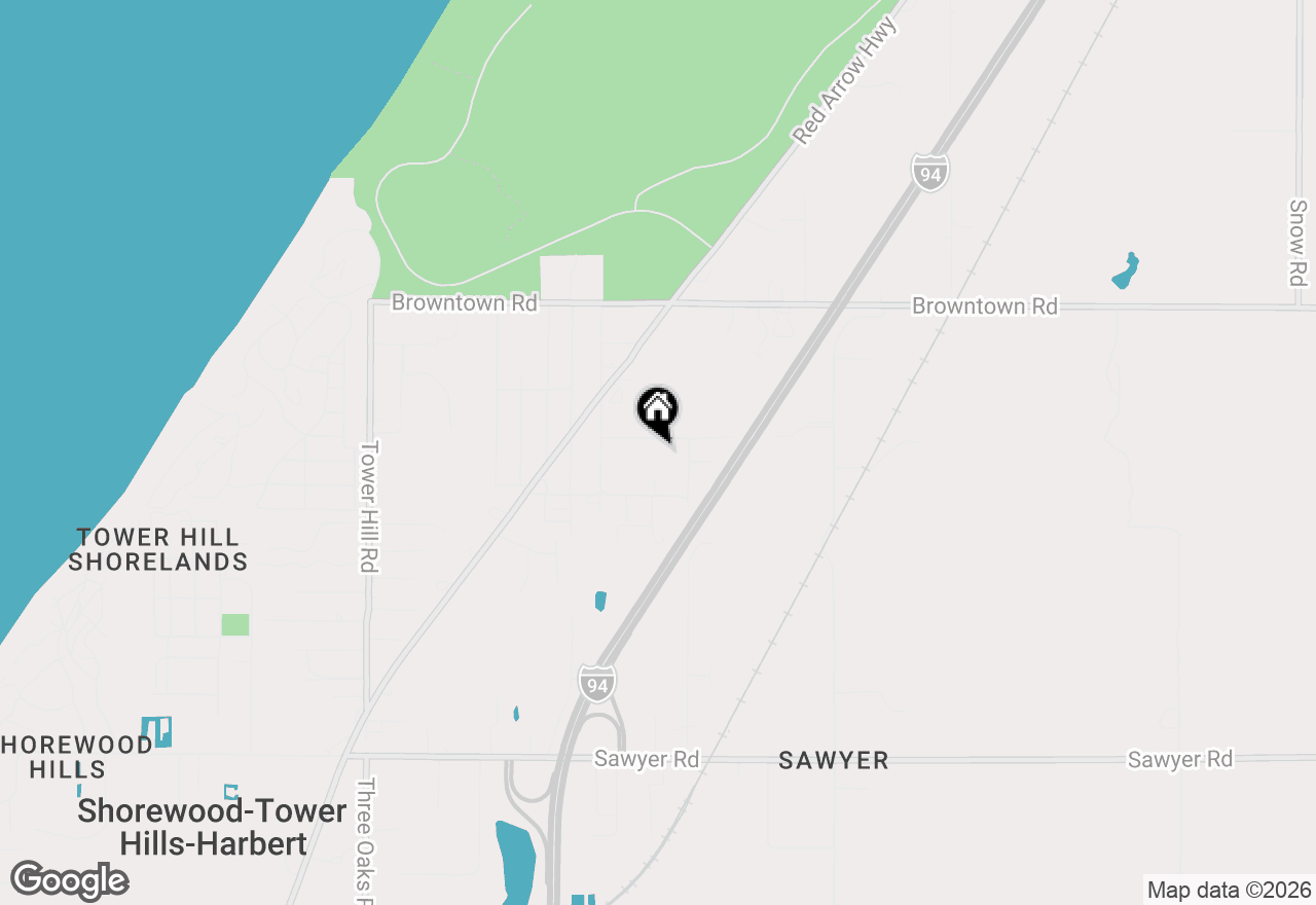 Map of 6010 Migiel Lane, Sawyer, MI 49125