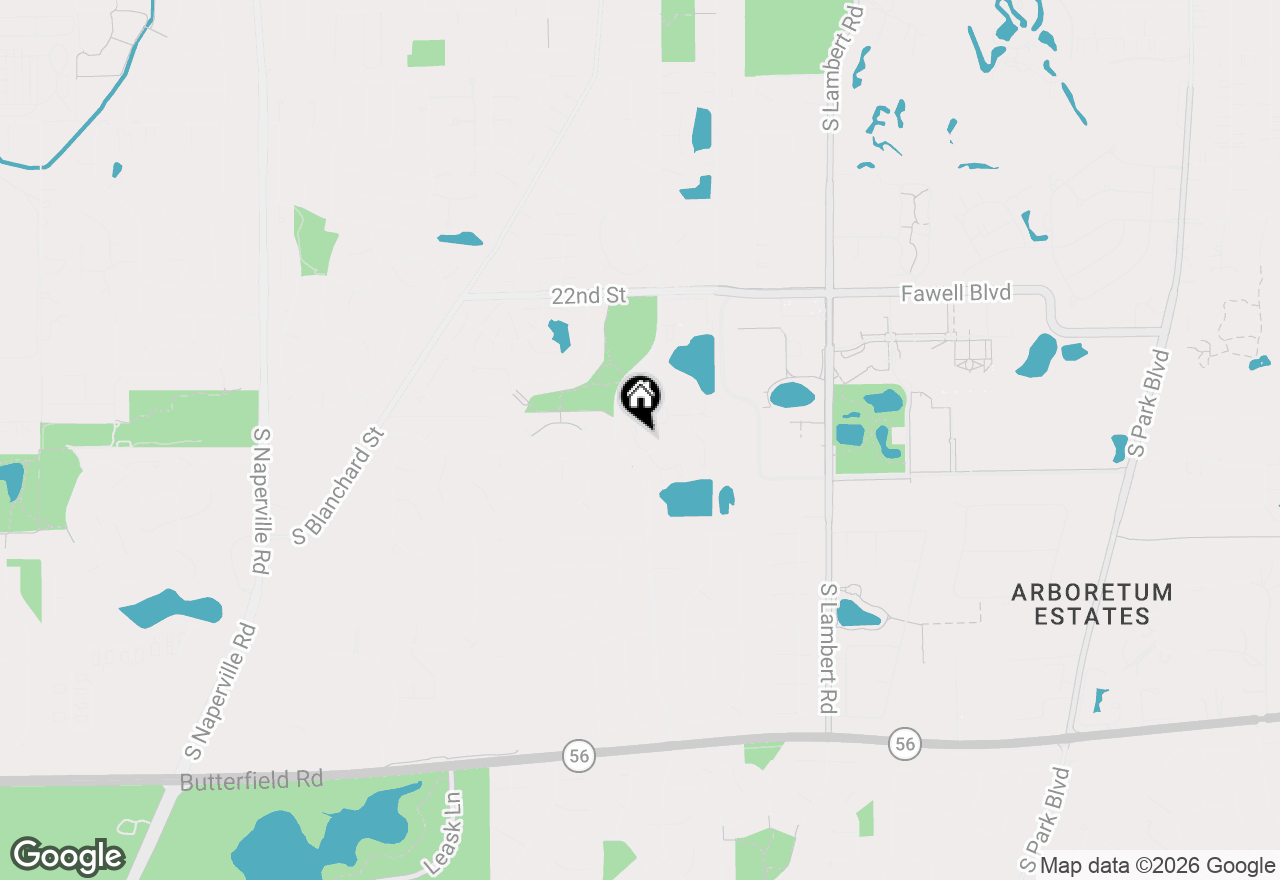 Map of 1755 Plymouth Court #D, Wheaton, IL 60189