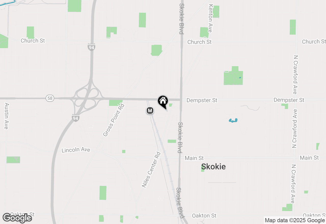 Map of 4912 Crain Street #C, Skokie, IL 60077