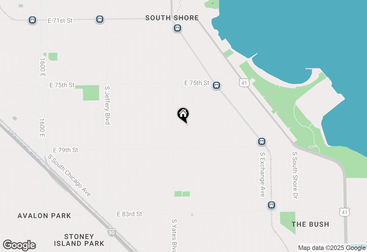 Map of 7741 S Phillips Avenue, Chicago, IL 60649