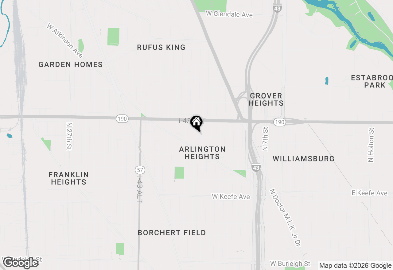 Map of 3906 N 15th St, Milwaukee, WI 53206