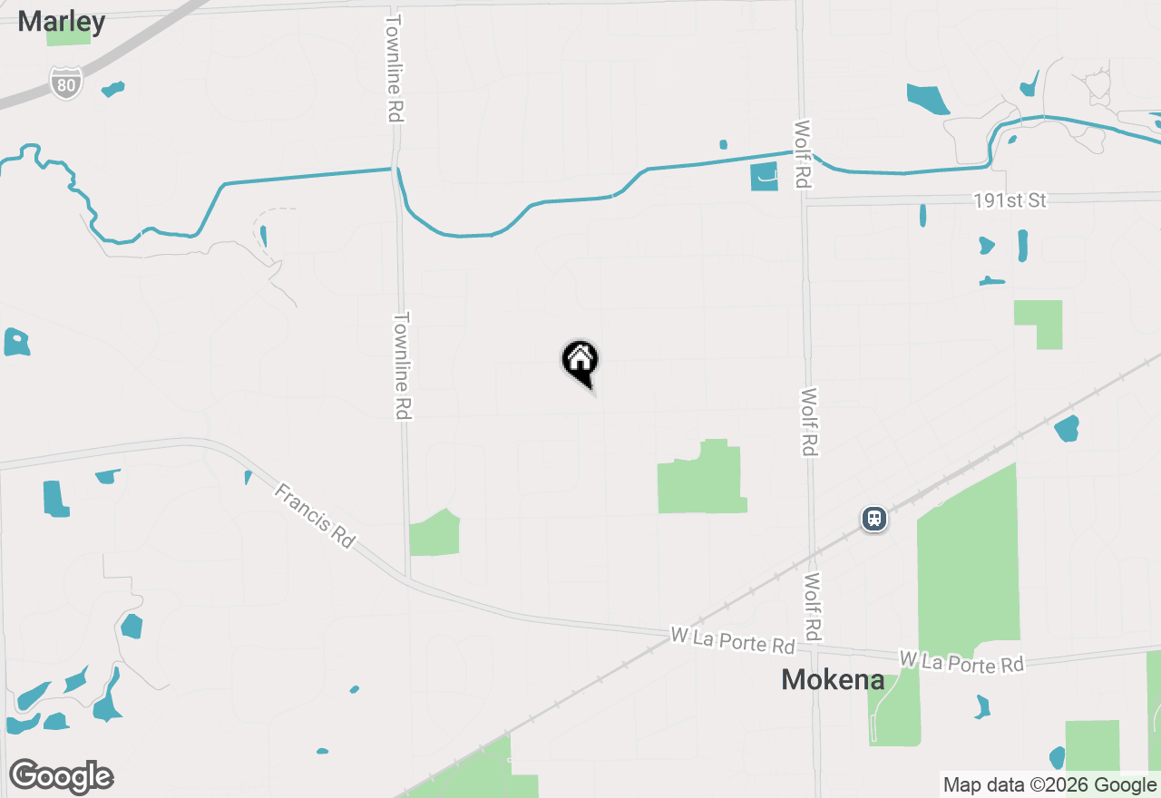 Map of 11624 195th Street, Mokena, IL 60448