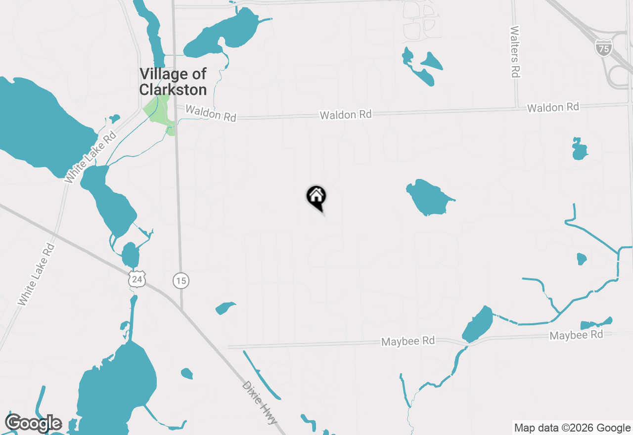 Map of 6290 Waldon Woods Drive, Clarkston, MI 48346