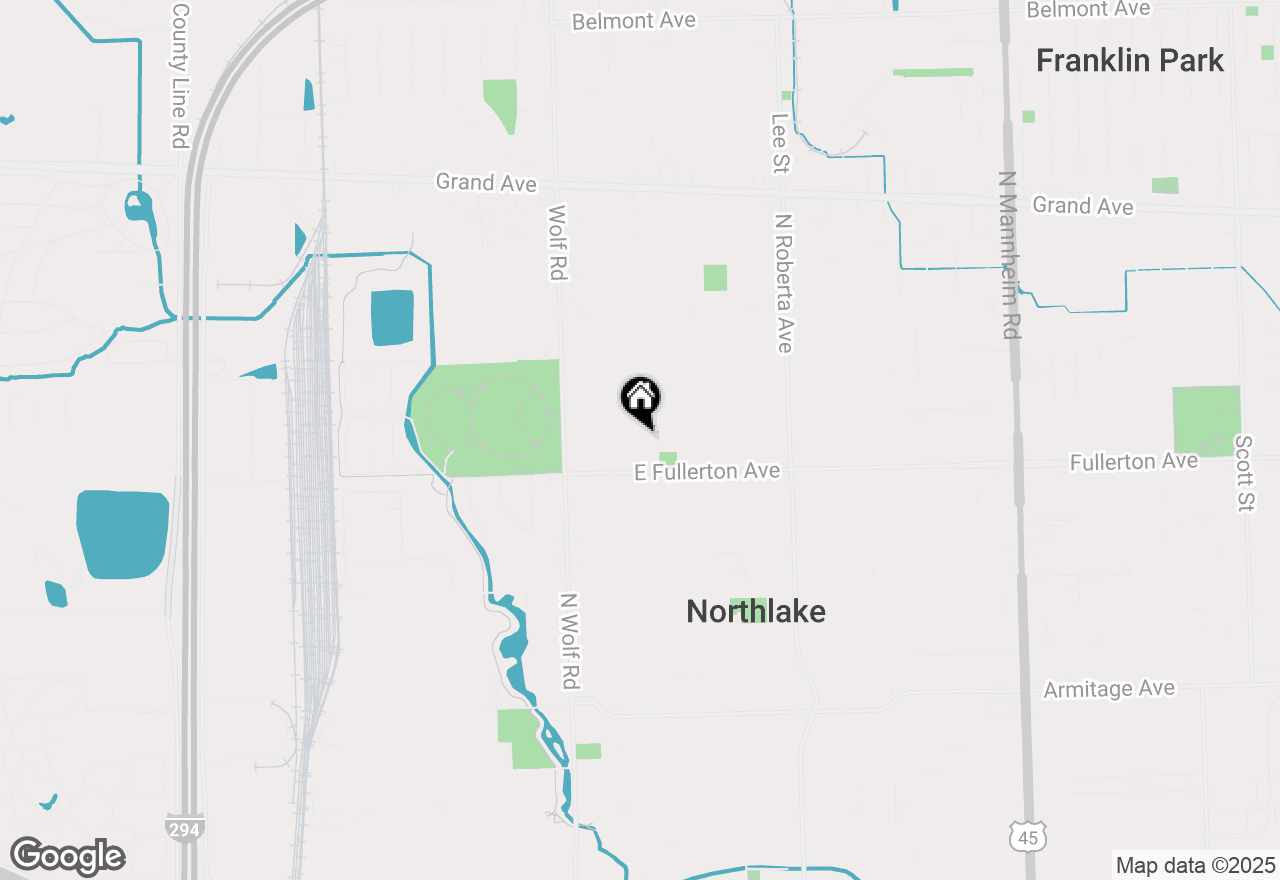 Map of 47 Hayes Drive, Northlake, IL 60164