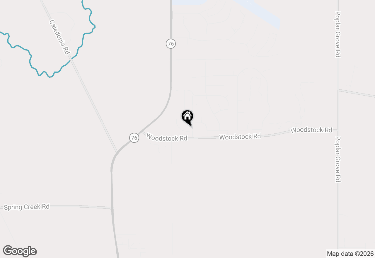 Map of 470 Prairie Knoll Drive, Poplar Grove, IL 61065