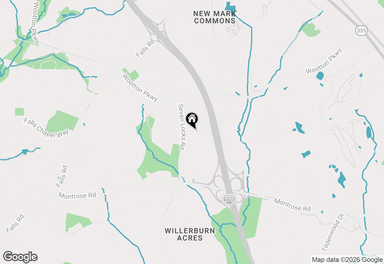 Map of 1141 Fortune Terrace #406, Potomac, MD 20854