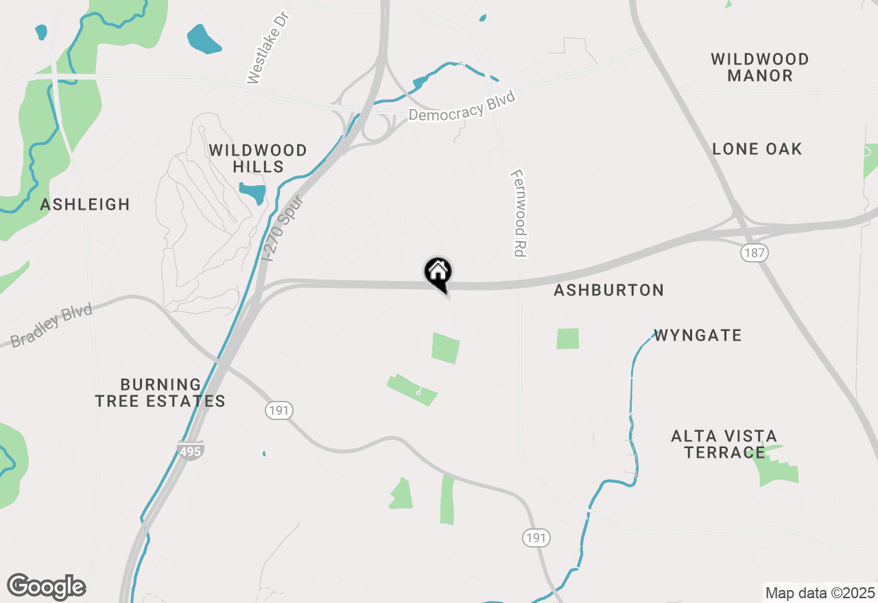 Map of 6729 Newbold Drive, Bethesda, MD 20817