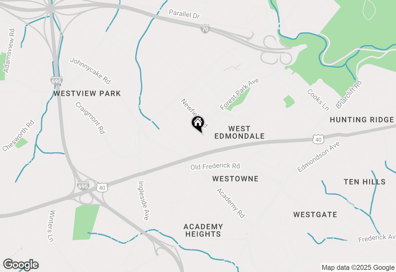 Map of 5606 Saint Marys Street, Gwynn Oak, MD 21207