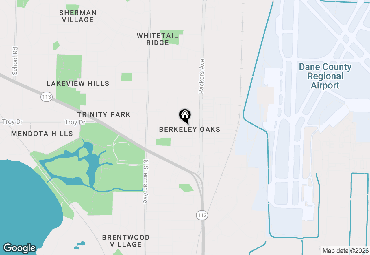 Map of 1926 Scott Lane, Madison, WI 53704