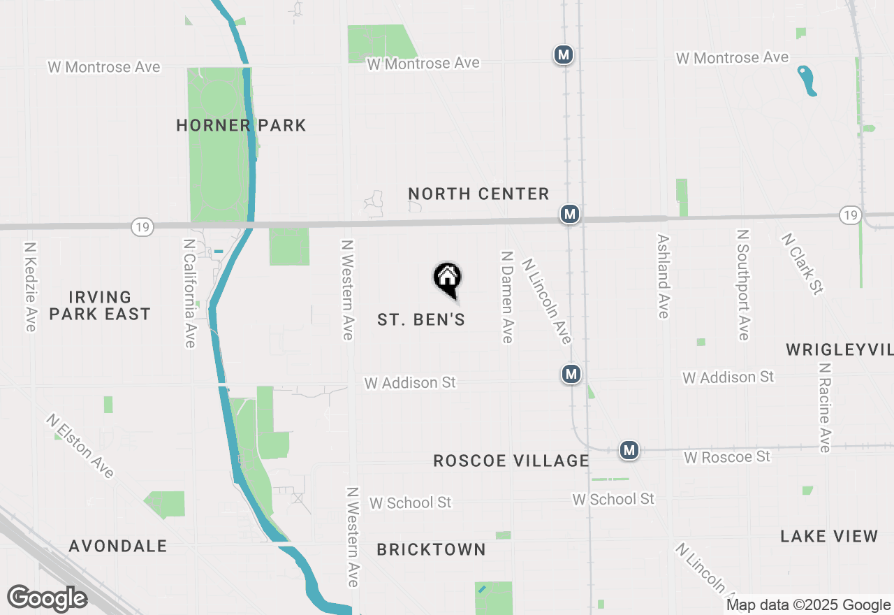 Map of 2131 W Grace Street #2, Chicago, IL 60618