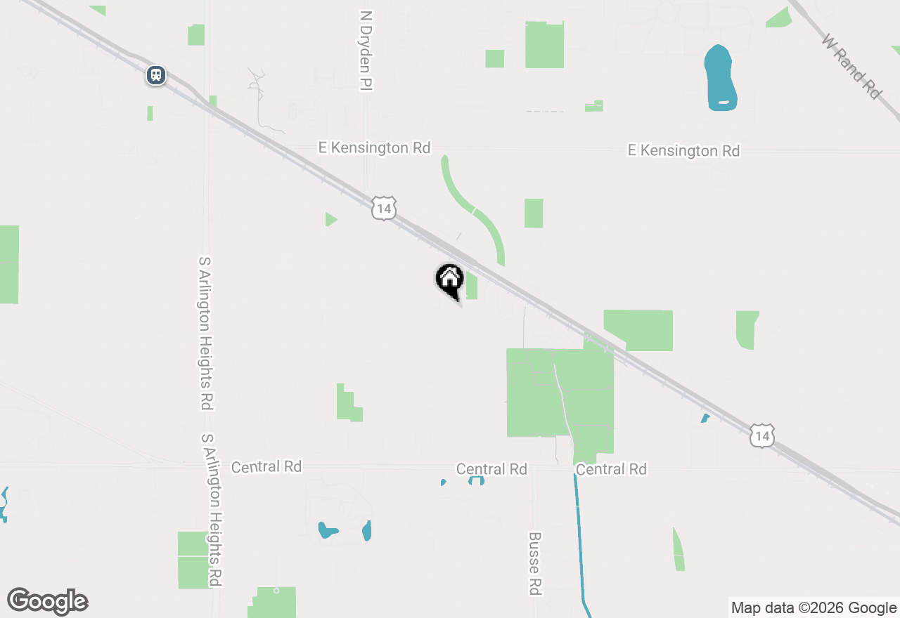 Map of 571 S Arthur Avenue, Arlington Heights, IL 60005