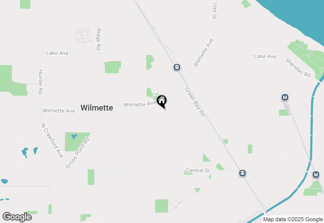 Map of 1320 Maple Avenue, Wilmette, IL 60091