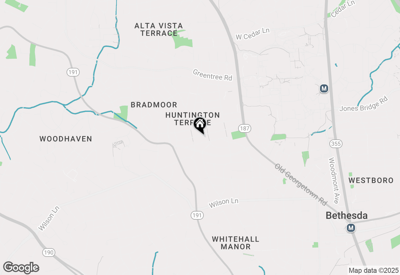 Map of 5610 Glenwood Road, Bethesda, MD 20817