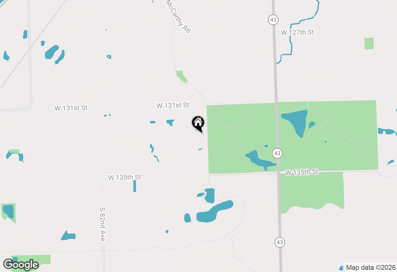 Map of 13259 S Country Club Court #2A, Palos Heights, IL 60463