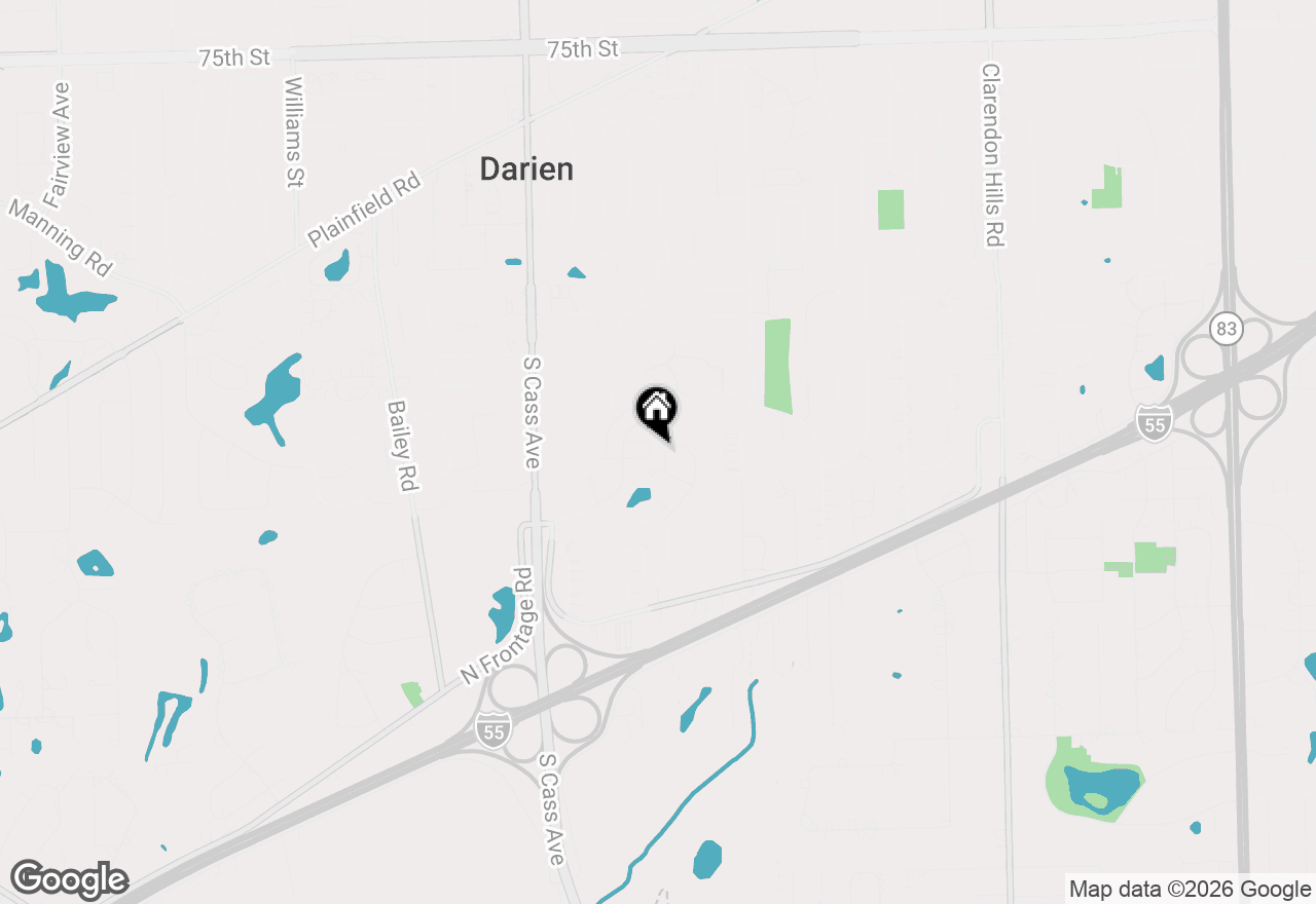 Map of 8169 Ripple Ridge, Darien, IL 60561