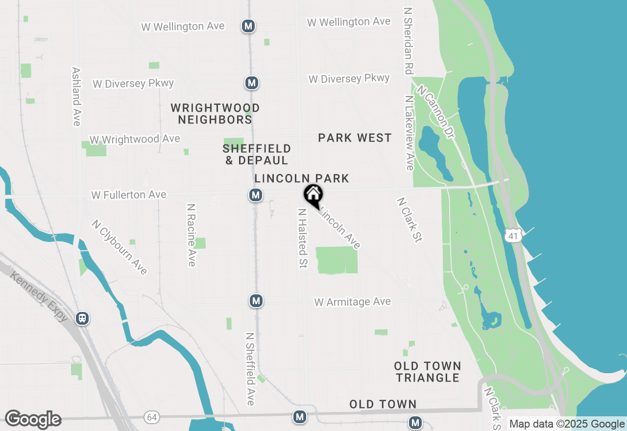 Map of 734 W Belden Avenue #2, Chicago, IL 60614