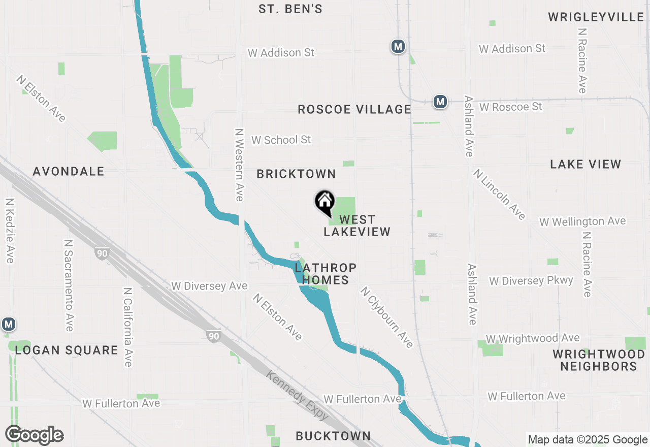 Map of 3002 N Hoyne Avenue, Chicago, IL 60618