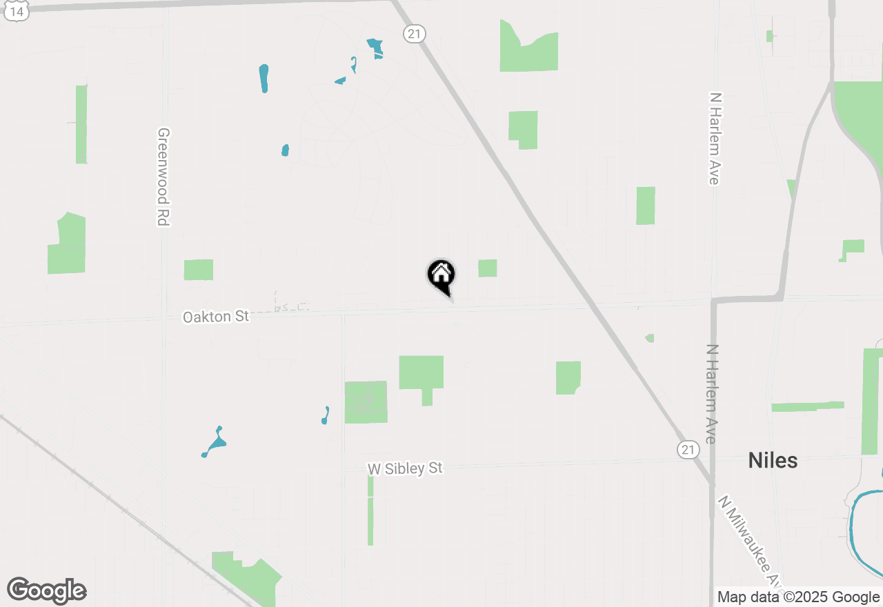 Map of 8001 N Elmore Street, Niles, IL 60714