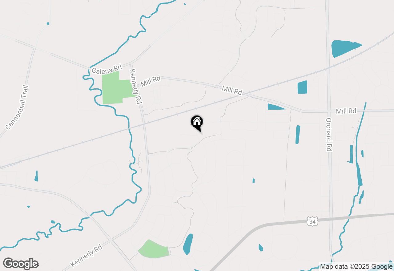 Map of 3207 Matlock Drive, Yorkville, IL 60560