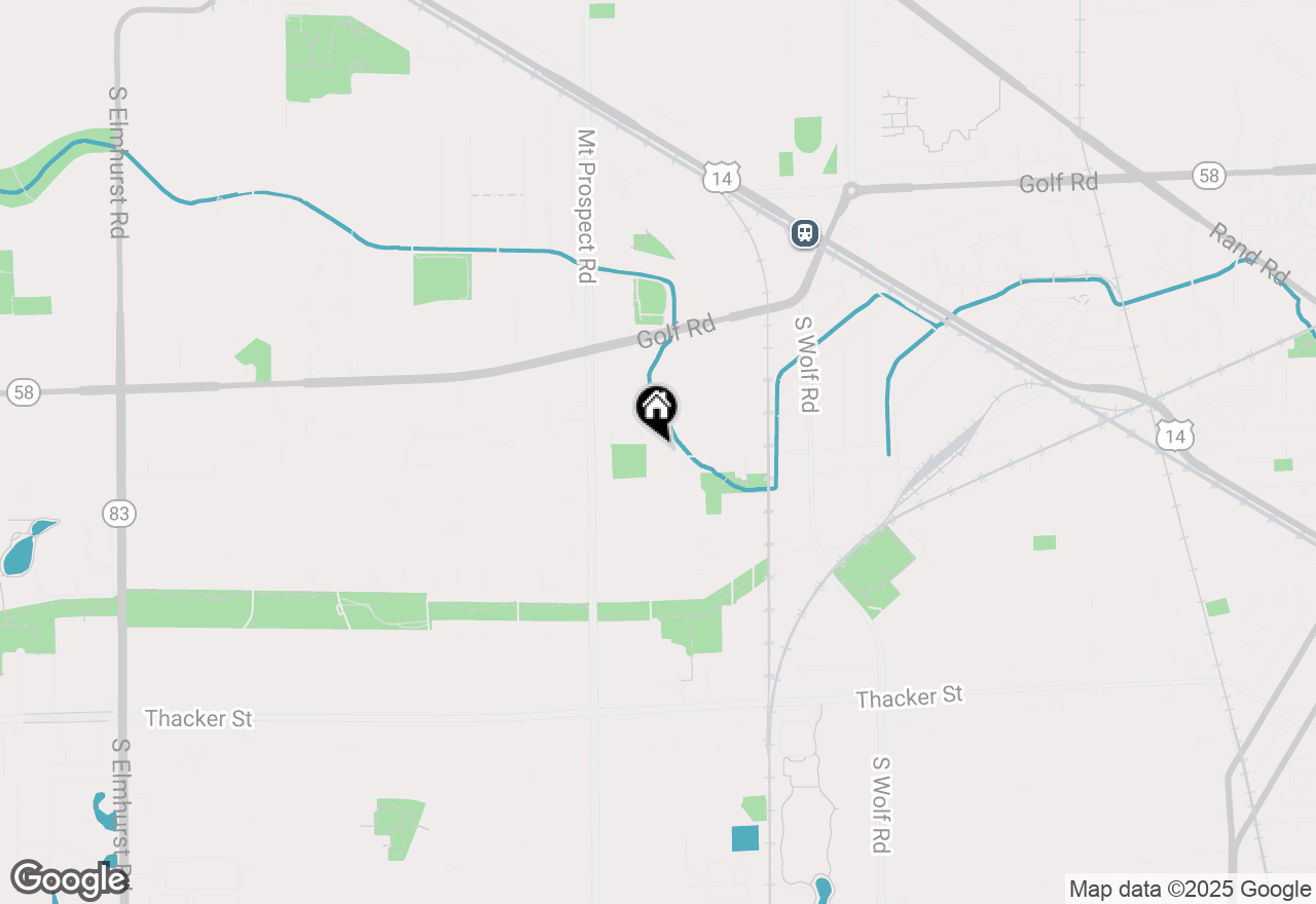 Map of 220 E Washington Street, Des Plaines, IL 60016