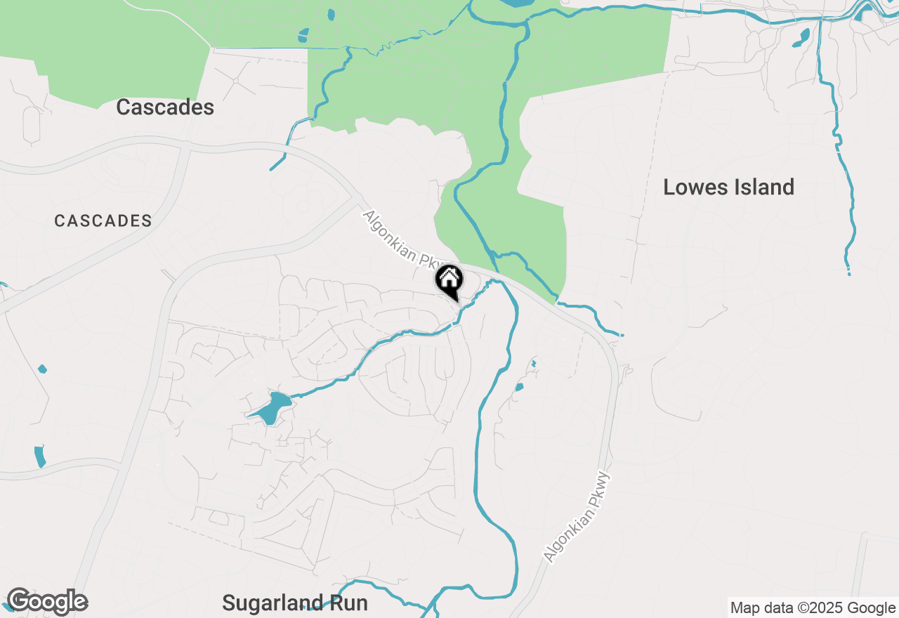 Map of 444 Sugarland Run Drive, Sterling, VA 20164