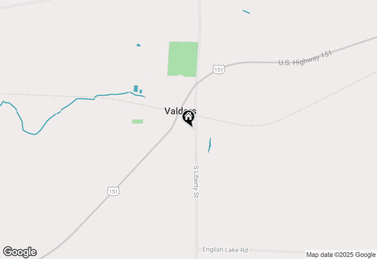 Map of 127 Lincoln St, Valders, WI 54245