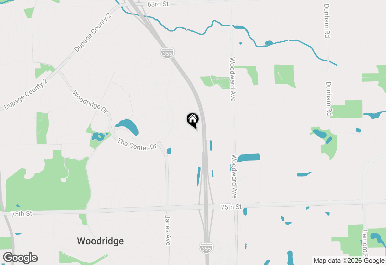 Map of 7020 Andover Court #102, Woodridge, IL 60517