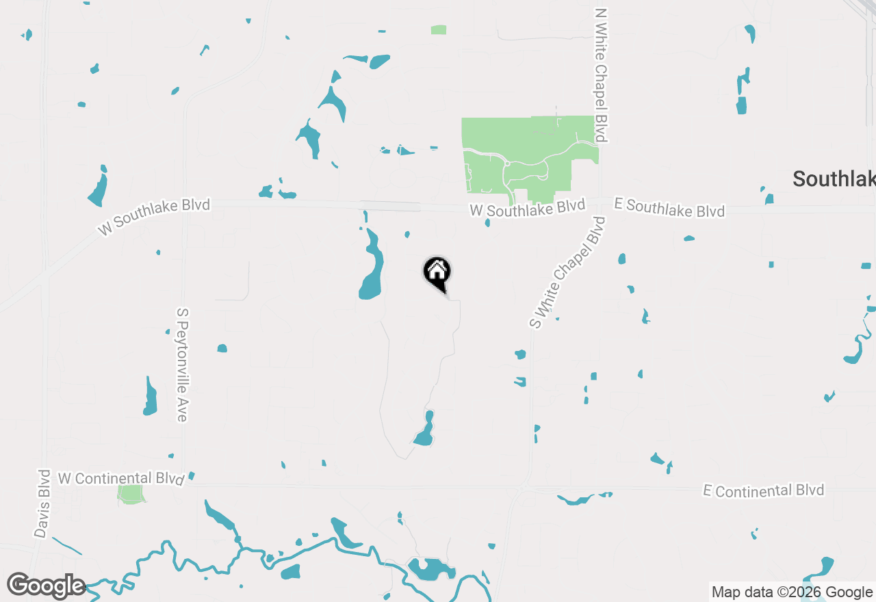 Map of 702 Shadow Glen Drive, Southlake, TX 76092