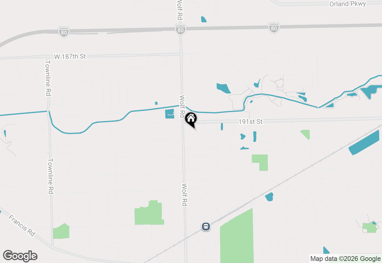 Map of 11126 Kimberly Trail, Mokena, IL 60448