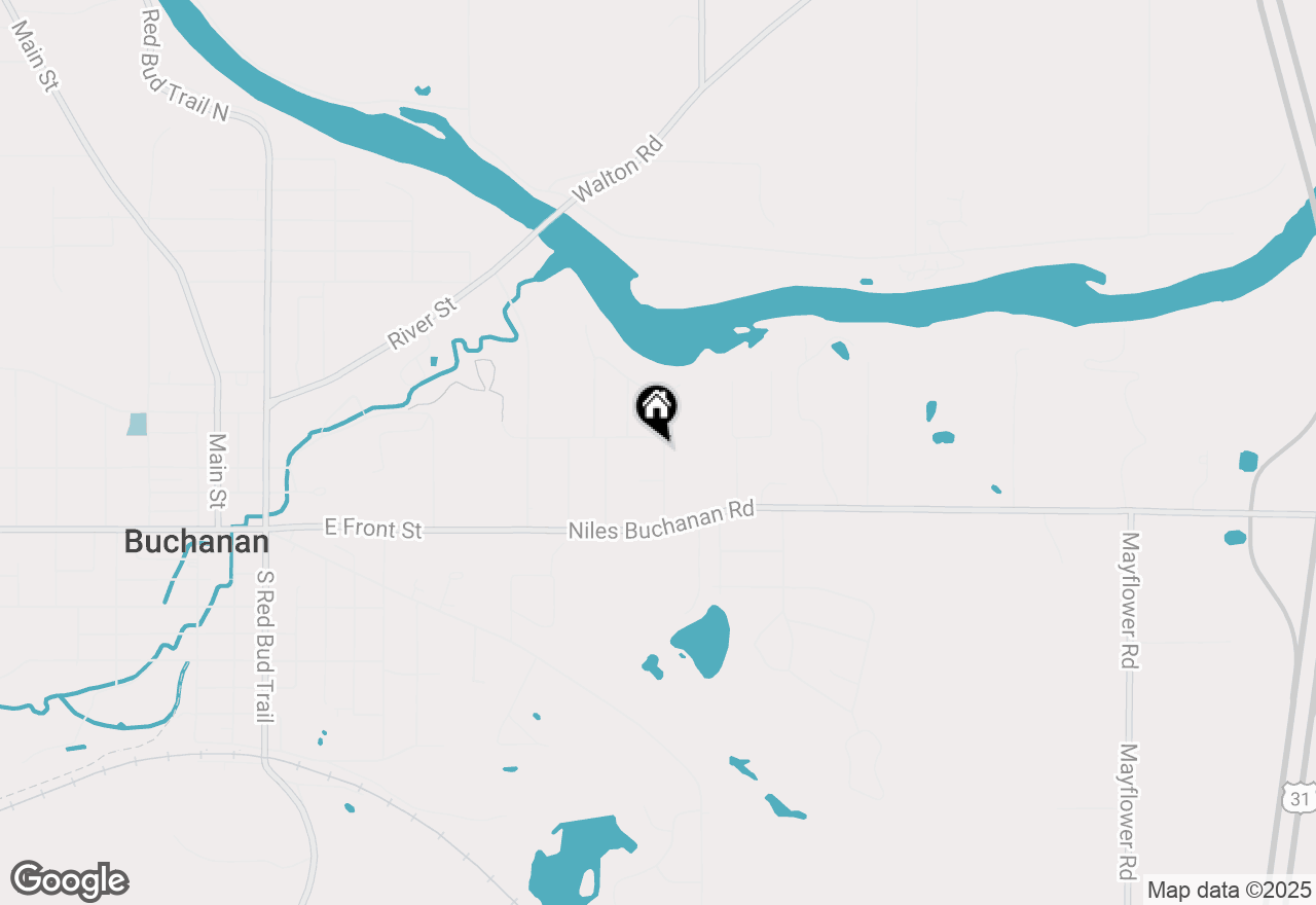 Map of 4832 Woodside Drive, Buchanan, MI 49107