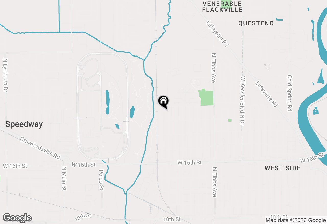 Map of 2045 N Luett Avenue, Indianapolis, IN 46222