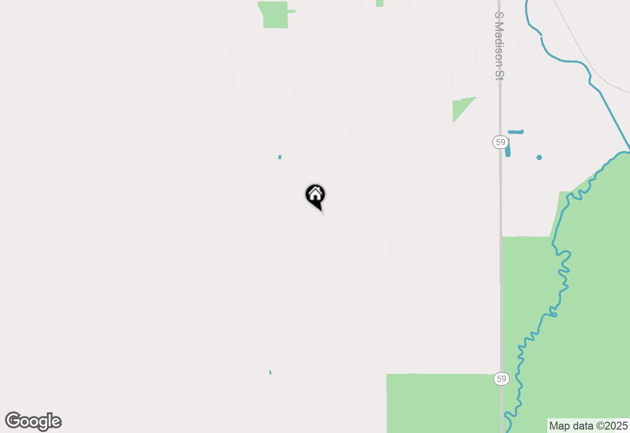 Map of 7151 E County Road P, Clinton, WI 53525
