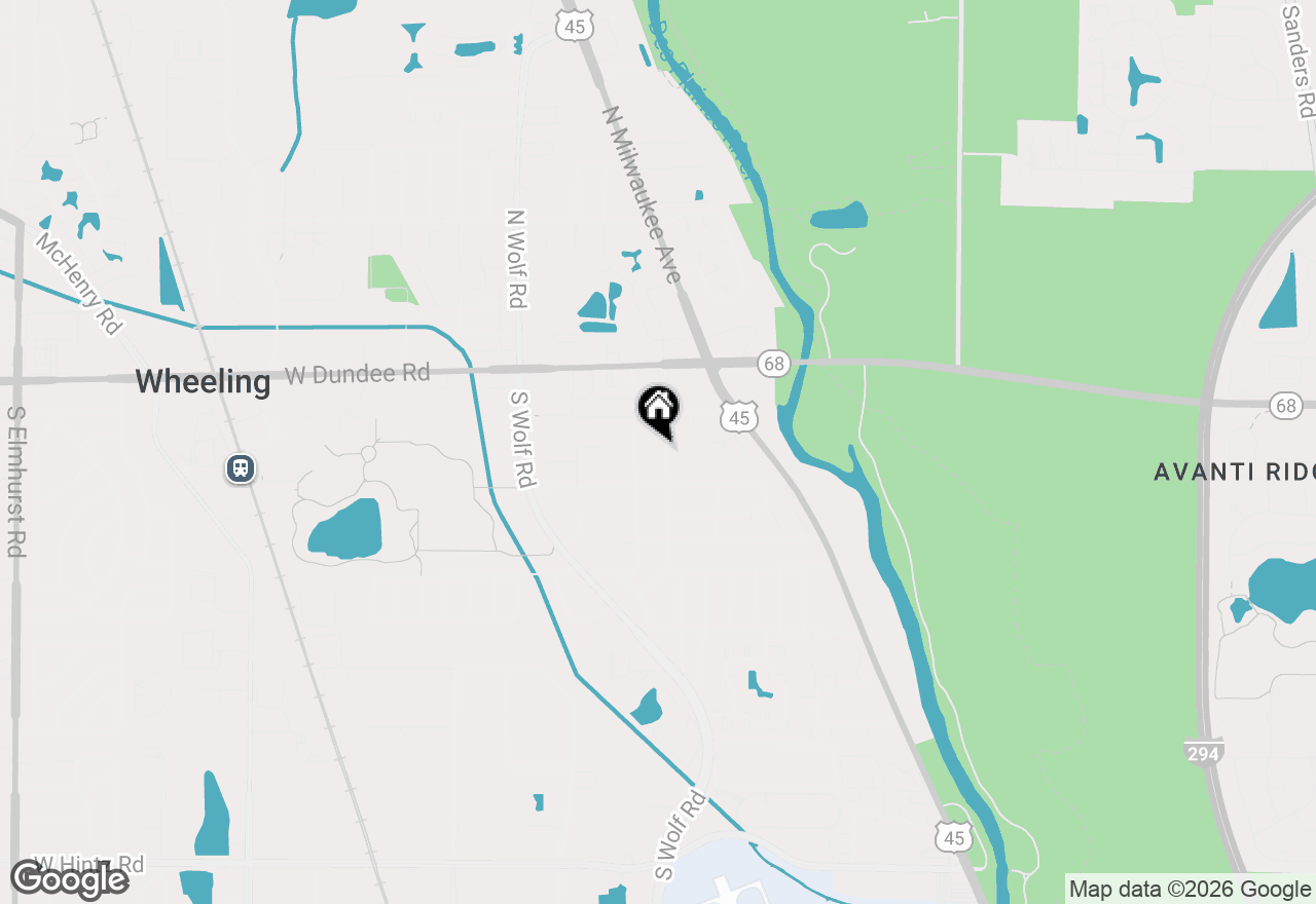 Map of 156 Wille Avenue, Wheeling, IL 60090