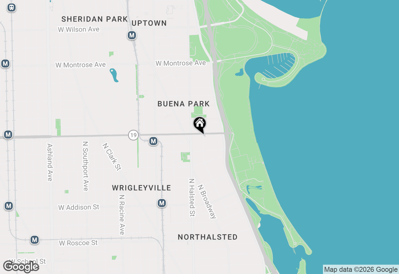 Map of 3930 N Pine Grove Avenue #2408, Chicago, IL 60613