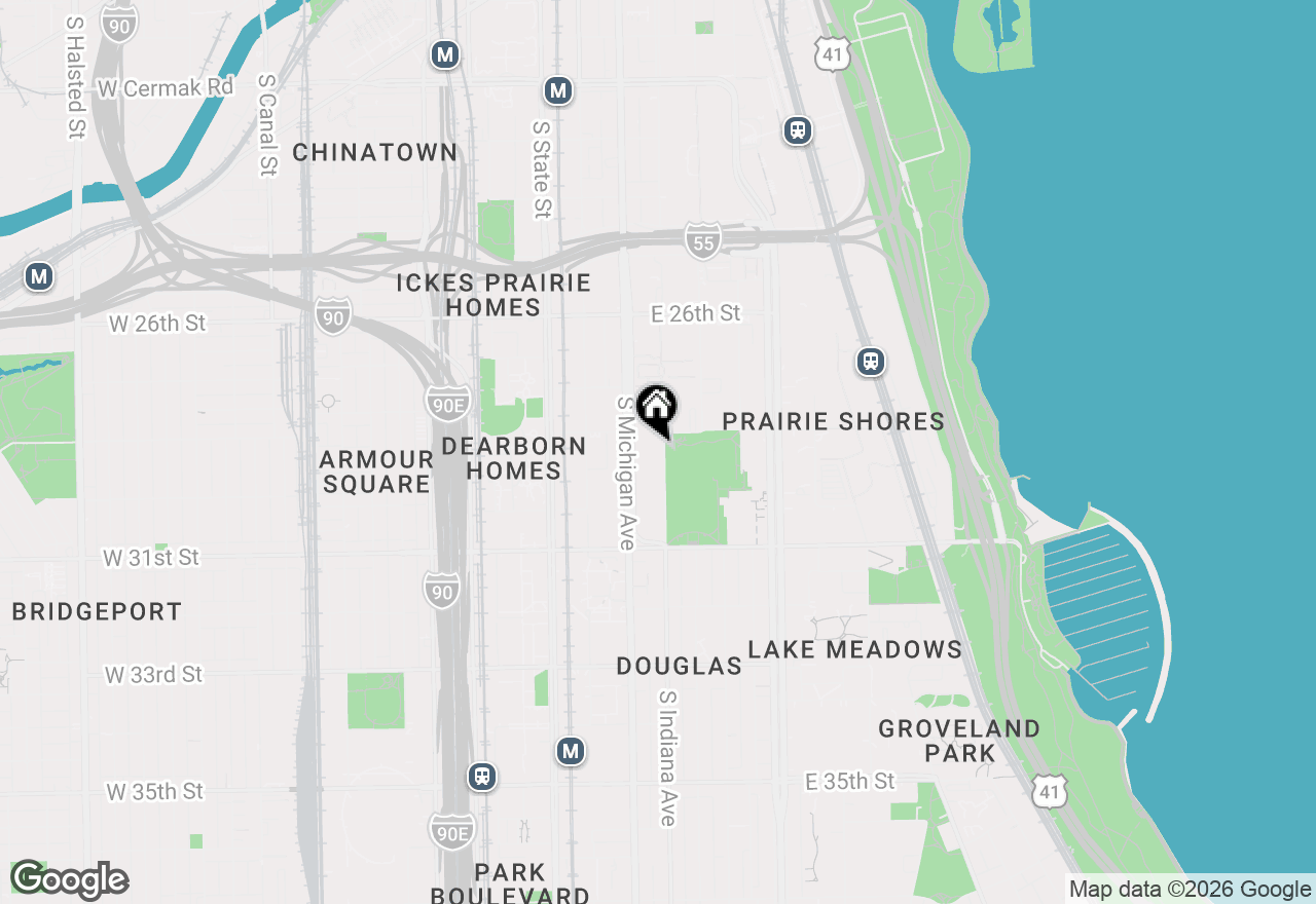 Map of 2921 S Michigan Avenue #202, Chicago, IL 60616