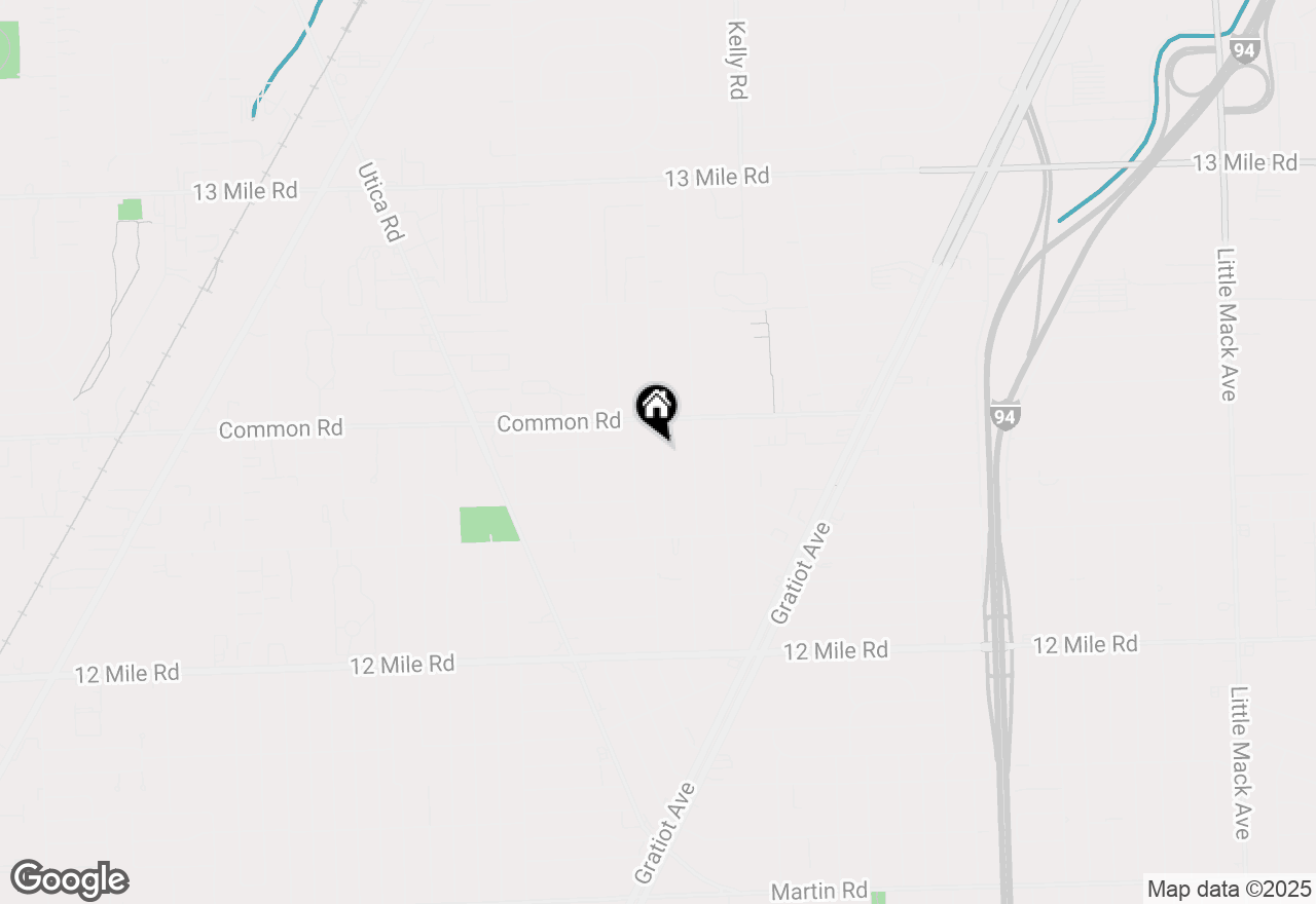Map of 29851 Quinkert Street, Roseville, MI 48066