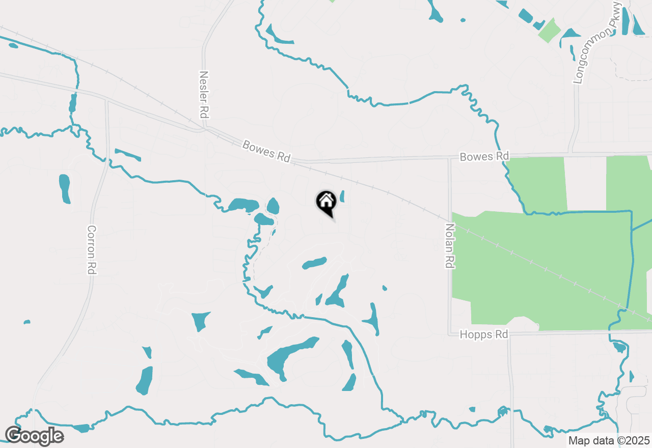 Map of 1117 Pine Valley Court, Elgin, IL 60124