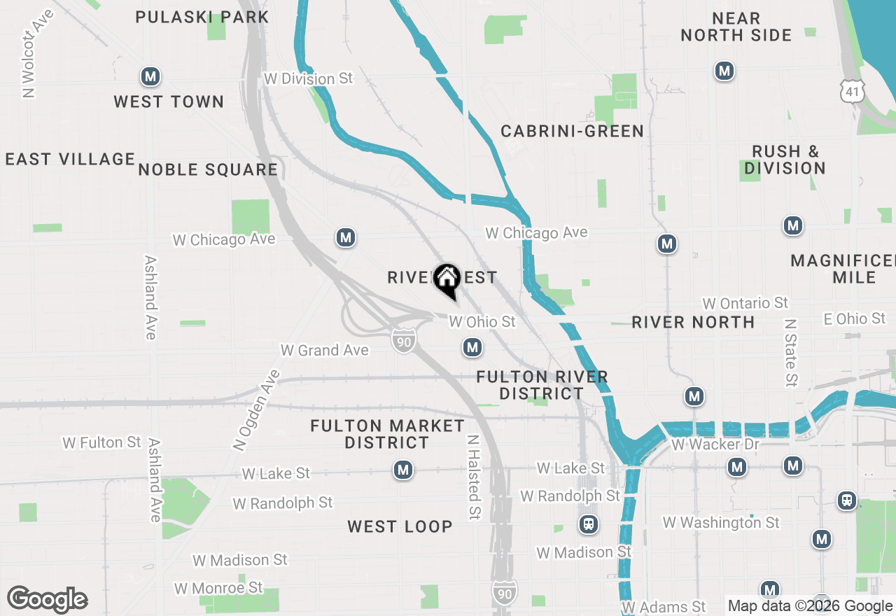 Map of 855 W Erie Street #101, Chicago, IL 60642