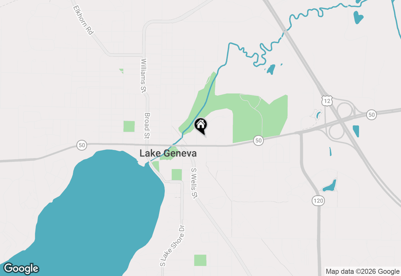 Map of 245 Country Club Dr #2D, Lake Geneva, WI 53147