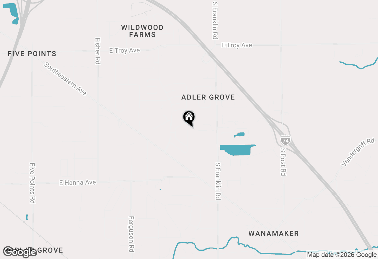 Map of 3615 Whistlewood Lane, Indianapolis, IN 46239