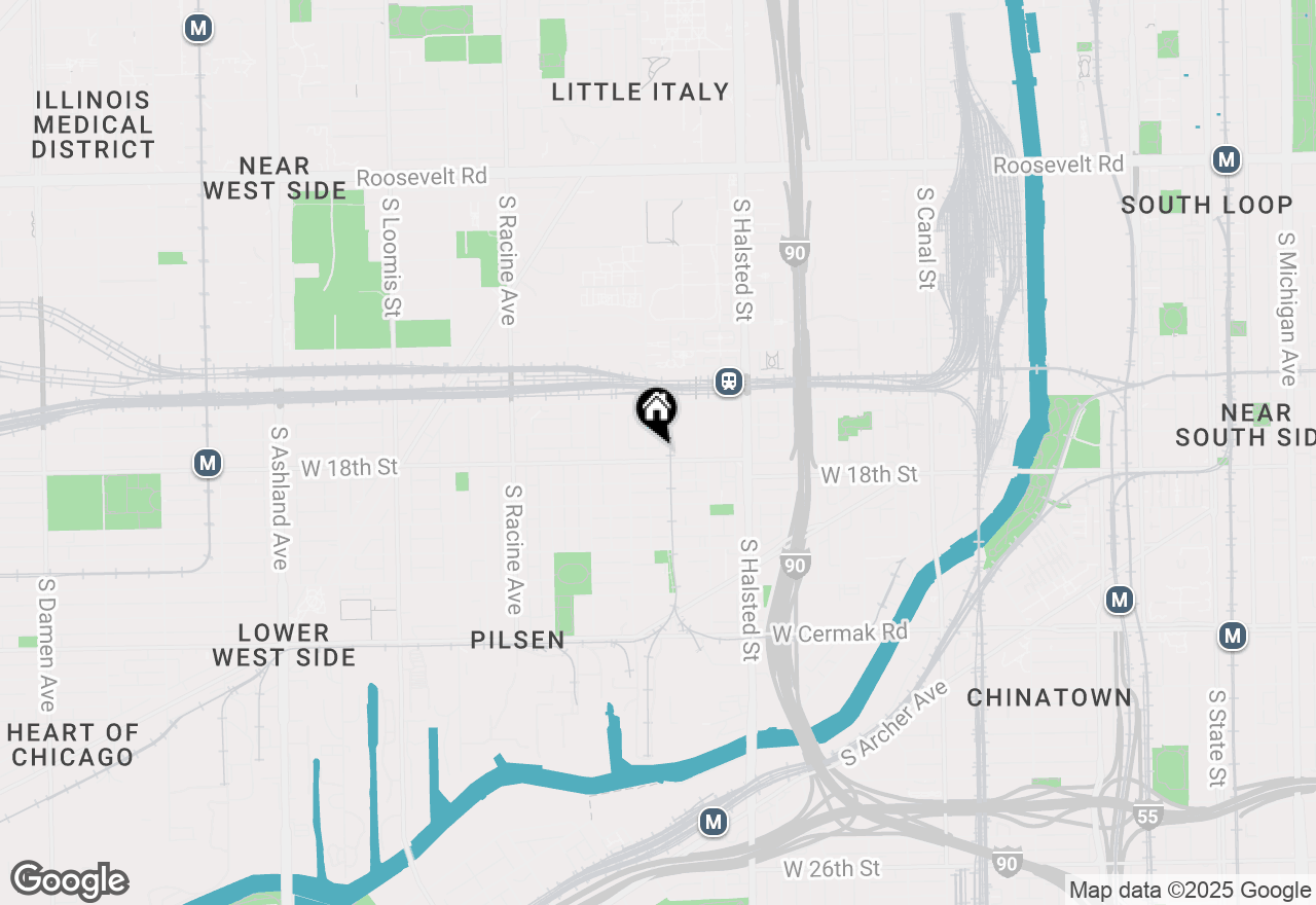 Map of 944 W 18th Street, Chicago, IL 60608