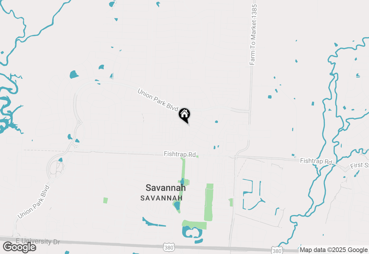 Map of 7105 Wildflower Way, Little Elm, TX 76227