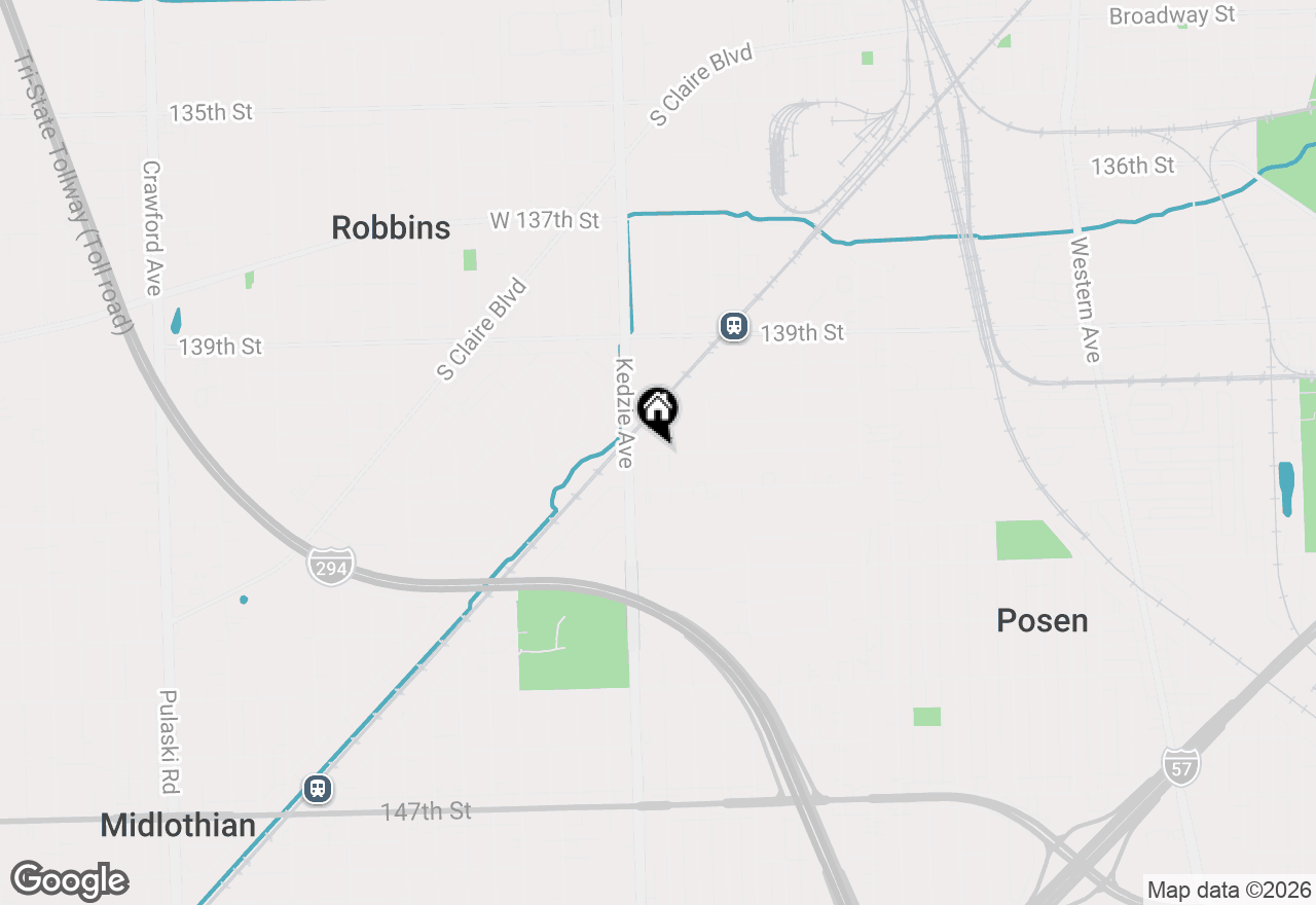 Map of 3131 141st Place, Blue Island, IL 60406